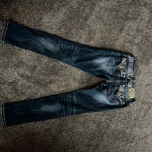 Miss Me Dark Blue Denim Jeans